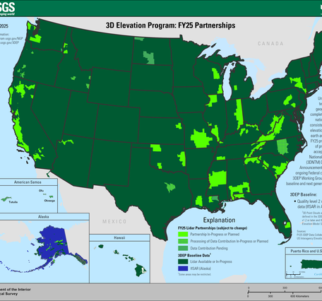 3D Elevation Program FY25 Partnerships