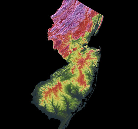 3DEP As Art - New Jersey