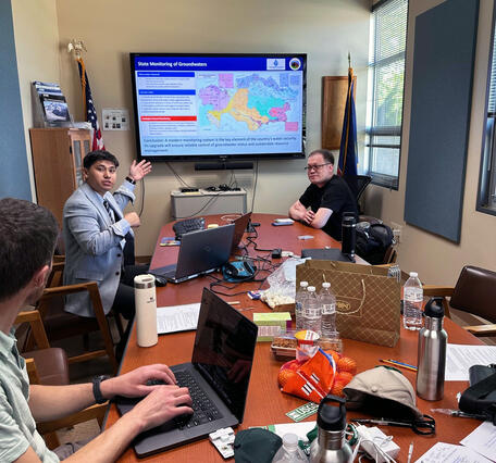 Hydrogeologists from Kazakhstan Discuss Groundwater Monitoring Systems