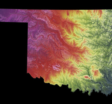 3DEP As Art - Oklahoma