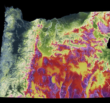 3DEP As Art - Oregon