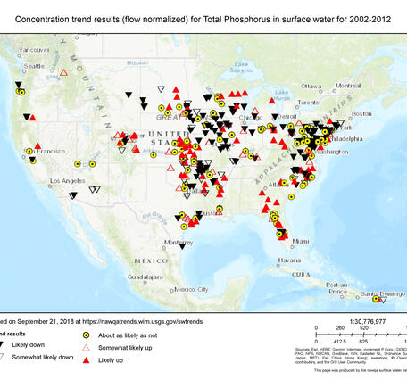 Interactive Water Quality Map Brings Together 40 Years of Water-Quality Data