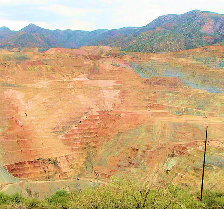 Photograph of Ray Copper Mine, Pinal County, Arizona, taken September 1, 2007