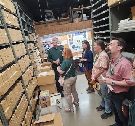Talks on terrestrial core and rock samples archives and USGS roles for planetary defense.