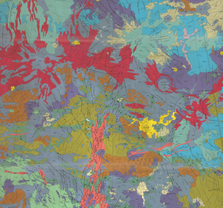 USGS SIM 3023: Geologic Map of the Beta Regio Quadrangle (V-17), Venus