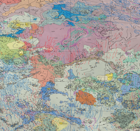 USGS SIM 3026: Geologic Map of the Helen Planitia Quadrangle (V-52), Venus
