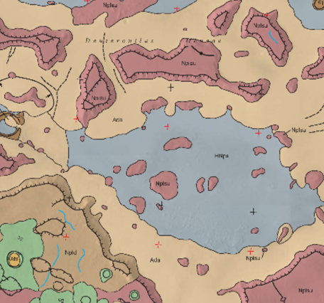 Inset of USGS SIM 3079: Geologic Map of MTM 35337, 40337, and 45337 Quadrangles, Deuteronilus Mensae Region of Mars