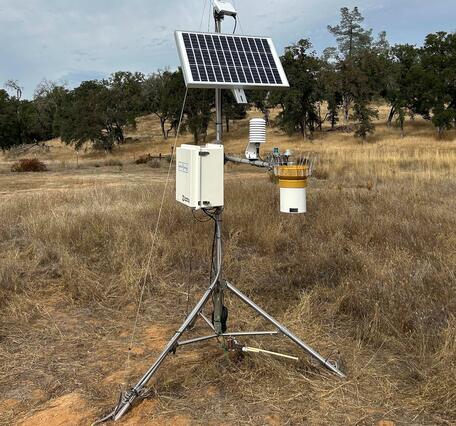 Measuring device in field