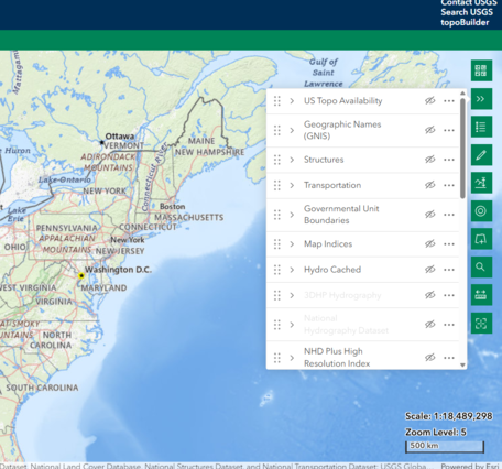 The National Map Viewer web application