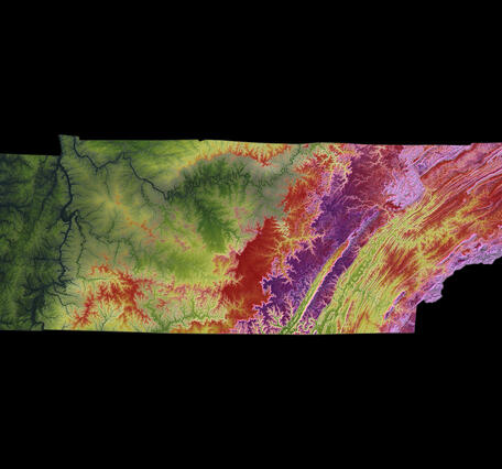 3DEP As Art - Tennessee