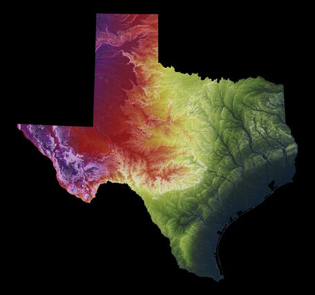 3DEP As Art - Texas