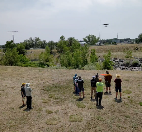 CPWSC staff gather for Uncrewed Aircraft System (UAS) training to support research through expansion of our surveyance capabilities.