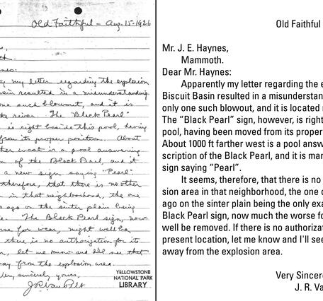 handwritten letter with accompanying transcription