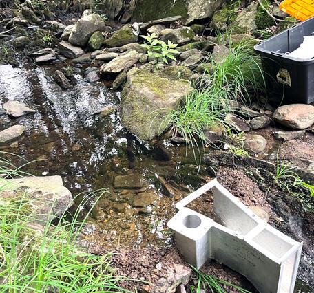 Discharge measurement with a portable Parshell flume 
