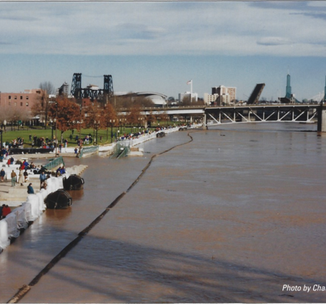 older photo, blue sky day