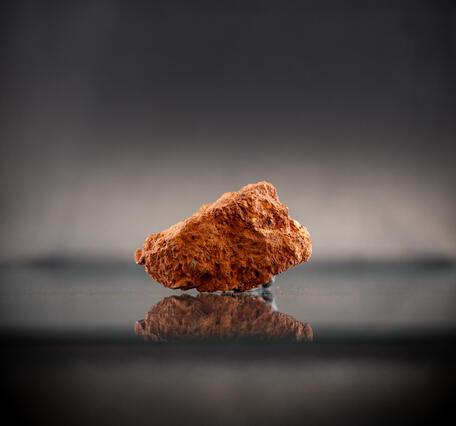 Bauxite ore specimen from the USGS mineral collection.