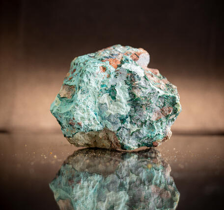 High-definition image showing vibrant blue-green color and earthy texture.