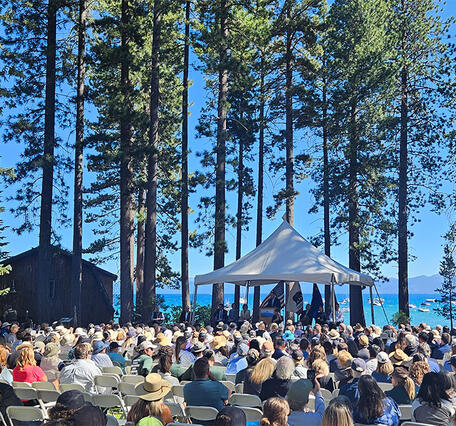 Crowd gathered at 2025 Tahoe Summit