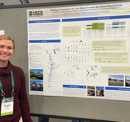 Poster: Building an isoscape in the Yolo Bypass to trace dry-season flows to food