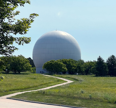 Radome on the USGS EROS grounds