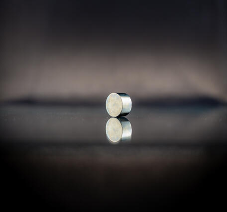 Isolated germanium specimen from the USGS mineral collection.