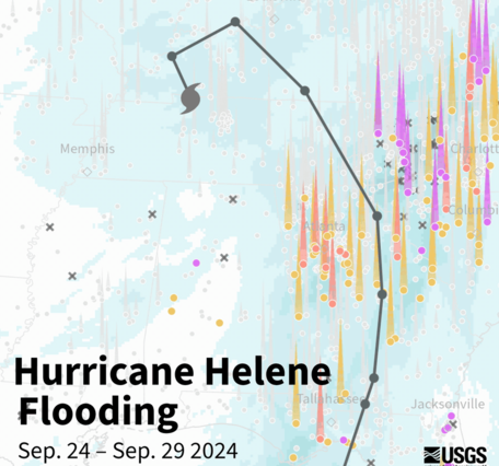 Hurricane Helene flooding animation cover image