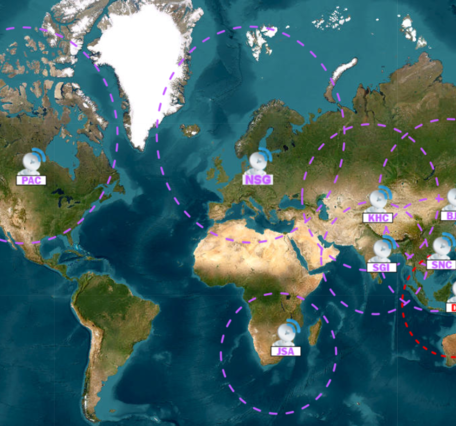 Active Landsat International Ground Stations 2026