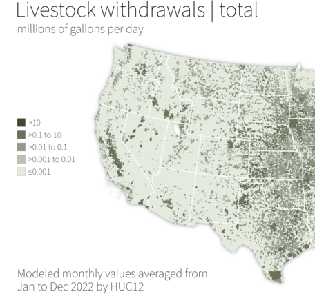 map of livestock water use 