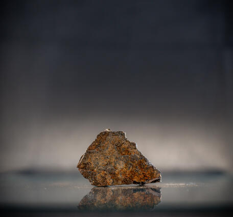Isolated magnetite specimen from the USGS mineral collection.