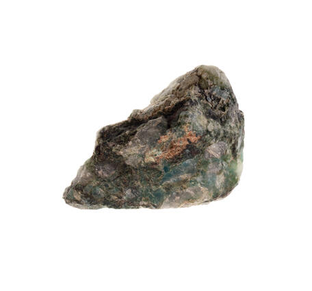 Isolated malachite specimen from the USGS mineral collection.