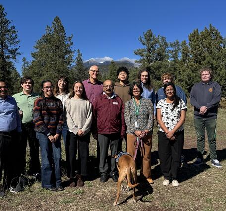 GFSAD team members standing shoulder to shoulder in Buffalo Park