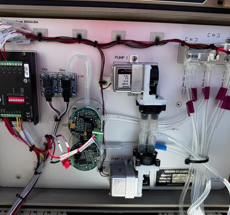 Color photograph of instrumentation 