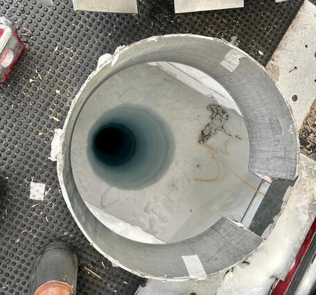 DeepIceSeismometer-Test-Hole-Photo