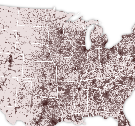 Public supply Water Use map, monthly averages 2020 by watershed