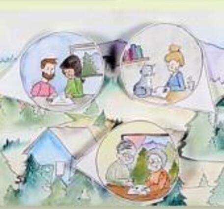 arrows show the flow of the WiRe process through four illustrated steps