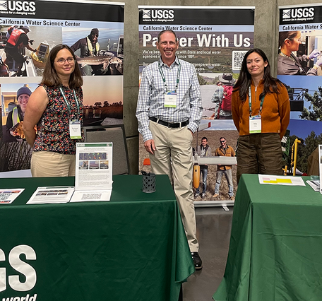 USGS information table at 2026 Bay-Delta Science Conference