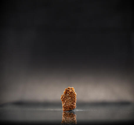  Isolated vanadinite specimen from the USGS mineral collection.