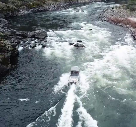 boat on Salmon River