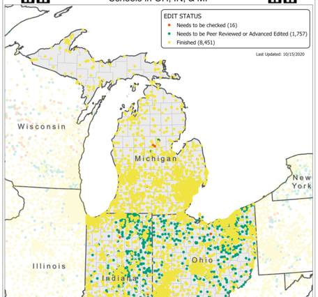 TNMCorps Mapping Challenge: Schools in OH, MI, IN