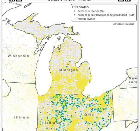 TNMCorps Mapping Challenge: Schools in OH, MI, IN