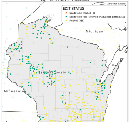 TNMCorps Mapping Challenge: City/Town Halls in WI