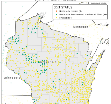 TNMCorps Mapping Challenge: City/Town Halls in WI