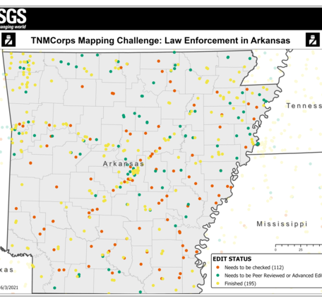 TNMCorps Mapping Challenge: Law Enforcement in AR