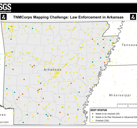 TNMCorps Mapping Challenge: Law Enforcement in AR