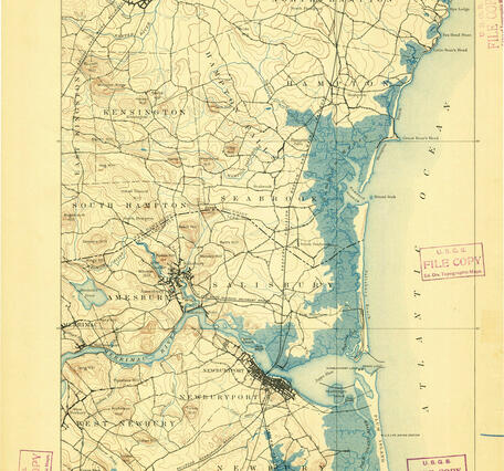 Browse Image of 1890 Historical Topographic Map 