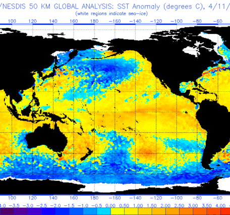 El Nino map