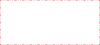 Red dashed line on top of a solid white line.