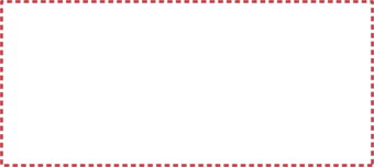 Red dashed line on top of a solid white line.