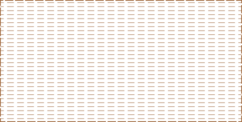 Dashed brown boundary with brown hash fill.