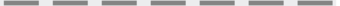 Light gray, dashed line over a light gray line.